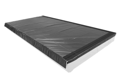 Loose top for landing mat - black