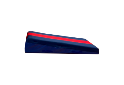 Ersatzbezug für weiche Keilmatte - 280x140x15/70 cm - blau/rot