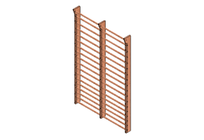 Wall Bars with overhang