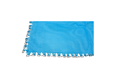 Hand-woven jumping bed for outdoor large trampoline Gigant Deluxe - blue